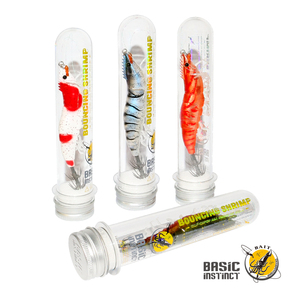 All'ingrosso 10g 15g 8cm affondamento lento acqua salata ABS legno luminoso gamberetti <span class=keywords><strong>artificiali</strong></span> calamari esche, qualità calamari Jigs - Product Image 5