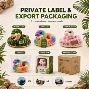 Peluche de Serpiente Realista, Cobra y Pitón Personalizados OEM, Animales de Peluche para Museos, Zoológicos, Tiendas de Reptiles y Educación - Product Image 6
