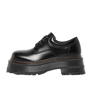 Factory Wholesale 2025 Autumn/Winter New Women's Patent Leather Chunky <strong>Platform</strong> <strong>Oxfords</strong> - Retro Edgy Style - Product Image 5