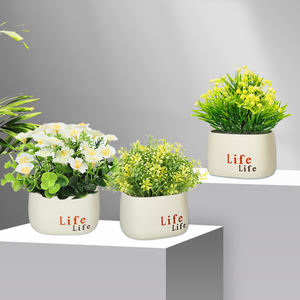 YICAI personnalisé fausse fleur artificielle papillon orchidée bonsaï <span class=keywords><strong>Pot</strong></span> <span class=keywords><strong>pour</strong></span> mariage maison Festival décoration - Product Image 4