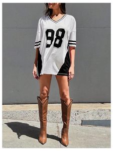 <span class=keywords><strong>Js102</strong></span> Mùa Hè Áo Thun Jersey Lỏng Thoáng Khí 98 Màu Sắc Boxy Cắt Bóng Bầu Dục Jersey Giản Dị Dệt Kim Logo Cross-Biên Giới Thể Thao - Product Image 3