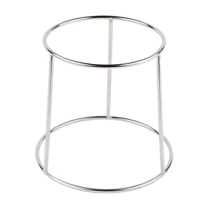 Soporte de bandeja para servir a la parrilla de acero inoxidable, soporte de plato de doble capa, estante para bandeja de Pizza, estante para platos de marisco para restaurante - Product Image 1