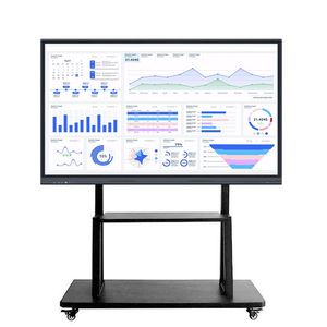 ไวท์บอร์ดอัจฉริยะ CUMEI ขนาด 65/75 นิ้ว 4K LCD แบบอินเทอร์แอคทีฟ หน้าจอสัมผัส IR 20 จุด ระบบปฏิบัติการคู่ ติดผนังได้ เหมาะสำหรับการประชุม - Product Image 4