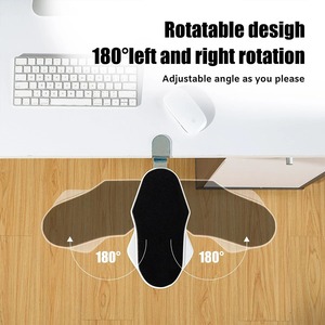 Computer Arm for <b>Desk</b> Adjustable Ergonomic Wrist Support for Keyboard Armrest Extender <b>Rotating</b> Mouse Pad Holder - Product Image 3