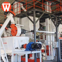 Nouvelle usine de fabrication de granulés d'aliments pour bétail, lapins, poulets et volailles, entièrement automatisée, à haute productivité, rentabilité élevée, 3 tonnes/h, acier allié
