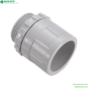 Adaptador de PVC de Alta Resistencia a los Rayos UV, Color Gris, con Anillos de Bloqueo, 20-50 mm, Adaptador de Tornillo Plano, Alta Resistencia a Impactos para Accesorios - Product Image 2
