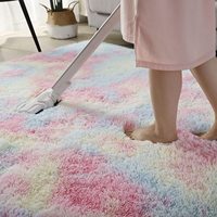 Arc-en-Couleur En Peluche Fourrure Douce Maison Enfants Shaggy Tapis Tapis Super Doux Chambre Tapis