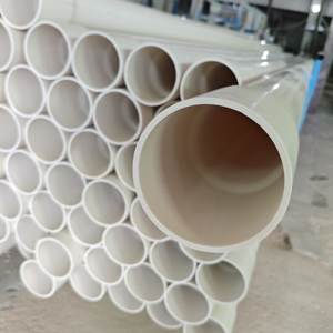 Tuyau de vidange <span class=keywords><strong>perforé</strong></span> en PVC pour système de drainage français et drainage de l'eau souterraine pour éviter l'engorgement du sol - Product Image 1