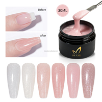 Gel d'extension pour sculpture d'ongles premium à faible chaleur, sans HEMA ni TPO, ultra transparent, anti-jaunissement, direct usine, OEM, vernis gel OEM
