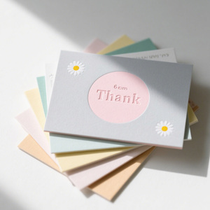 Gấp Bán Buôn Tất Cả Các Dịp Kích Thước Gói Cá Nhân Mua Đặt Hàng Biểu Tượng Tùy Chỉnh Hỗ Trợ Cảm Ơn Bạn Thẻ Cho Doanh Nghiệp Nhỏ - Product Image 2