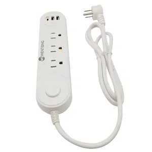 Hot selling sockets cord power strip ports electrical extension socket usb plug with high quality