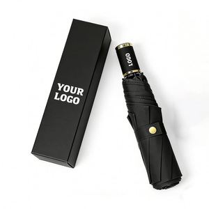 Custom Foldable Polyester Umbrellas for Business <b>Gifts</b> Wholesale with Logo Printing - Product Image 1