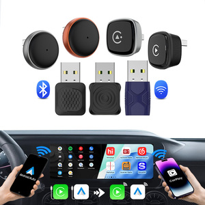 Aluminum Alloy Mini Size Ultra Carplay Android Auto Convert Wired To Wireless Usb Car Play Ai Box Adapter For Apple Waze Spotify - Product Image 1