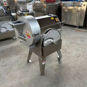 เครื่องหั่นผักความเร็วสูงแบบมอเตอร์ดีซีเชิงพาณิชย์ เครื่องสไลด์ผักความเร็วสูงสำหรับร้านอาหาร - Product Image 2