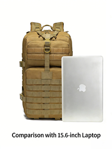 <span class=keywords><strong>Mochila</strong></span> Táctica <span class=keywords><strong>de</strong></span> Camuflaje para Exteriores, Bolsa Impermeable <span class=keywords><strong>de</strong></span> Supervivencia, Color Negro, 30L - Product Image 2