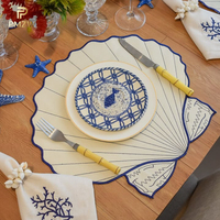 Serviettes de cocktail brodées sur mesure, 100% lin, bordure brodée à la main avec logo, serviettes pour dîner de mariage