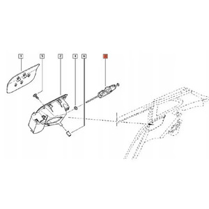 Tapa de Combustible con Cerradura para Renault Reynolds Carbin 8200312600 788262843R, Pieza de Repuesto para la Cubierta del Tanque - Product Image 1