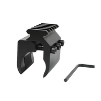 17mm-27mm LWXC T1032 alliage d'aluminium 8X télescope à fort grossissement et accessoire de portée de montage de torche pour support de montage de chasse