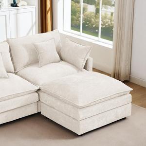 Us Stock Corner <b>Sofa</b> Chenille Fabric Modular Modern Extra Comfort Square <b>Sofa</b> Soft Living Room <b>Small</b> <b>Sofa</b> Couch Set - Product Image 5