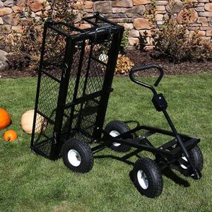 Chariot à feuilles de jardin utilitaire en maille résistante - Product Image 6