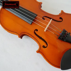 Wholesale handmade pine oil violins with ebony wood from China