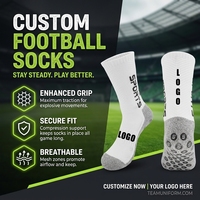 Chaussettes de football antidérapantes en tricot pour athlètes professionnels, enfants et matchs, directement du fabricant OEM