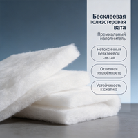 Rouleau de rembourrage thermocollé léger 100 GSM en fibre de polyester pour doublure de vêtement et de veste