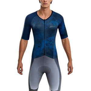 Completo da Ciclismo Traspirante Personalizzato Endurance Trisuit da Uomo per Triathlon e Pattinaggio di Velocità - Product Image 5