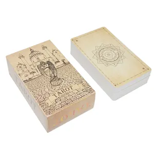 Jeu de cartes de Tarot de conception classique fantaisie magique avec guide cartes de Tarot personnalisées haut de gamme en papier gaufré Offre Spéciale
