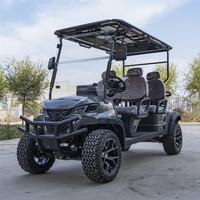 Voiturette de golf électrique avec moteur 4 temps, homologuée pour les communautés fermées, buggy de golf homologué pour la route, batterie 60V, vitesse 30-50 km/h