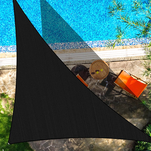 Pergola commerciale robuste 5x5x5m, auvent triangulaire noir <span class=keywords><strong>pare</strong></span>-<span class=keywords><strong>vent</strong></span> et <span class=keywords><strong>pare</strong></span>-soleil pour terrasses et aires de jeux - Product Image 6