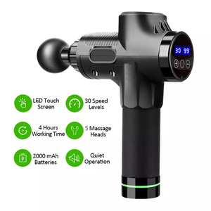 Pistola de fascia de mano de bajo ruido sin escobillas de 30 velocidades, vibración de tejido profundo, relajante, pistola de masaje muscular de cuerpo completo, 2024 - Product Image 2