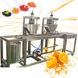 Nuova tecnologia completamente automatica Taiwan Juice Ball Making Machine Popping Boba Production Line piccola popping boba machine