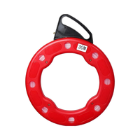 Tire-Fil Serpent en Fibre de Verre 3mmx30m pour Conduit Câble de Télécommunications