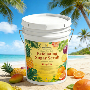 Fournitures pour salons de manucure et de pédicure : Gommage au sucre pour pédicure personnalisé, biologique, adoucissant et nettoyant, haute qualité, 5 gallons - Product Image 2