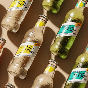 Etiqueta de agua con gas personalizada, botella de soda, tónicos de té, jengibre, cerveza, bebida, impresión Digital, etiquetas adhesivas impermeables para embalaje - Product Image 4