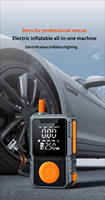 Pompe à air sans fil portable pour véhicule 60W, gonfleur de pneus de voiture