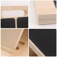 Planche inclinable réglable en bois personnalisée pour la thérapie des pieds, équipement d'étirement des mollets, planche inclinée en bois pour l'exercice, directement de la meilleure usine