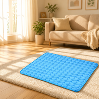 Tapis rafraîchissant pour chien en soie glacée avec logo personnalisé, extra large pour grands chiens, coussin de lit rafraîchissant pour animaux de compagnie pour l'été, lavable, durable, vente en gros