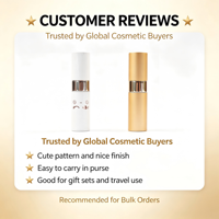 Atomiseur de parfum portable rechargeable pour voyage, design rotatif, format pochette, emballage cosmétique en vrac