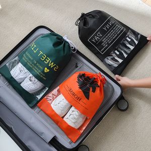 Sac de voyage en gros pour chaussures, sac de rangement pour chaussures, sacs anti-poussière en tissu non tissé avec cordon de serrage pour la maison - Product Image 2