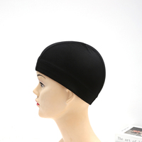 Nouveauté Bonnet dôme en maille pour la fabrication de perruques, emballage personnalisé, bonnets spandex en maille dôme extensible pour femmes
