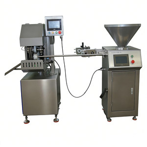 Embutidora Industrial de Carne Continua al Vacío, Automática, de Acero Inoxidable, 120 <span class=keywords><strong>BPM</strong></span>, 220V, Nueva, 1 Año de Garantía, Económica, para Salchichas de Pollo - Product Image 2