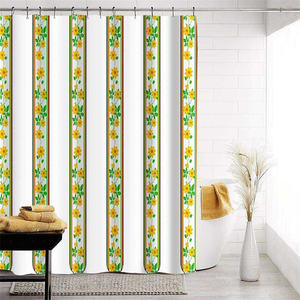 Rideau de douche imperméable Saba et <span class=keywords><strong>Telet</strong></span> au design traditionnel éthiopien pour salle de bain - Product Image 2