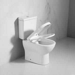 โถสุขภัณฑ์แบบสองชิ้น De Ouvenor รุ่นมาตรฐาน สไตล์ยุโรป ระบบชำระล้าง 3 ลิตร ทำความสะอาดง่าย ผลิตจากเซรามิก รับน้ำหนักได้ 200 กก. - Product Image 3