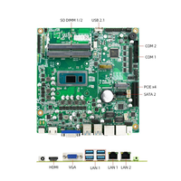 Eip EITX-7321 Laptop ITX Neues Stromsparendes 12W I5-1245U I7-1265U Industrie-Motherboard DDR4 16GB SATA Single EDP VGA Dual Display