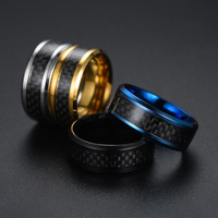 Frauen Männer Edelstahl Ring Benutzer definierte hochglanz polierte leere Hip Hop Ringe Gold platte Modeschmuck nicht trüben wasserdichten Ring