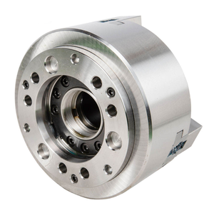 Portabrocas de potencia de 3 mordazas huecas de 12 pulgadas, cuerpo de acero de Portabrocas de torno hidráulico con precisión de 0,02mm para mini torno <span class=keywords><strong>CNC</strong></span> - Product Image 4