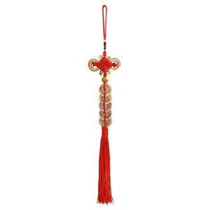 Monete Feng Shui Intrecciate con Design Art Déco, Ornamenti Sospesi Durevoli ed Ecologici per Ricchezza e Prosperità, <span class=keywords><strong>Decorazione</strong></span> da <span class=keywords><strong>Parete</strong></span> per <span class=keywords><strong>Soggiorno</strong></span> e Casa - Product Image 5