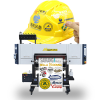 Imprimante UV DTF Taille A3, Imprimante Rouleau UV LED pour Étiquettes Adhésives avec Laminateur